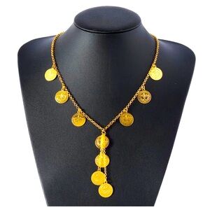 VANTAGE COIN TASSEL NECKLACE